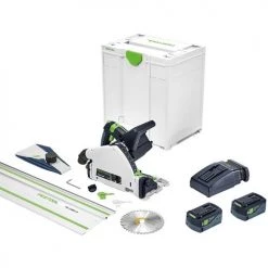 Festool 18V Cordless 6-1/4" TSC 55 KEBI-F-Set-FS Track Saw 55" Guide Rail (5.2Ah) Kit 577008