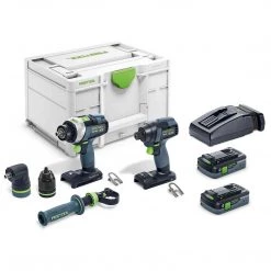 Festool TID 18 HPC I-Set TPC 18/4 Screwdriver & Drill Bit Set 576996