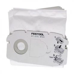 Festool Self Cleaning Filter Bag SC FIS-CT MIDI/5 (5 Pack) 498411