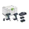 Festool 18V Cordless 2-Tool Combo TID 18 Impact Driver & T 18+3 Drill Driver (4.0Ah) Kit 576494 -Honda Power Equipment Sales fest 576494 oo93ntakuqpnwivo